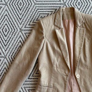 Vintage wool-blend blazer with silk lining